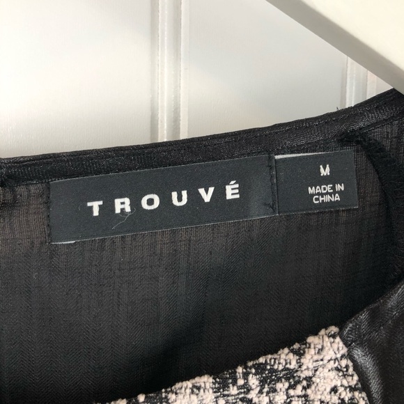 Trouve’ Women’s Mixed Material Sleeveless Top M - Picture 11 of 13